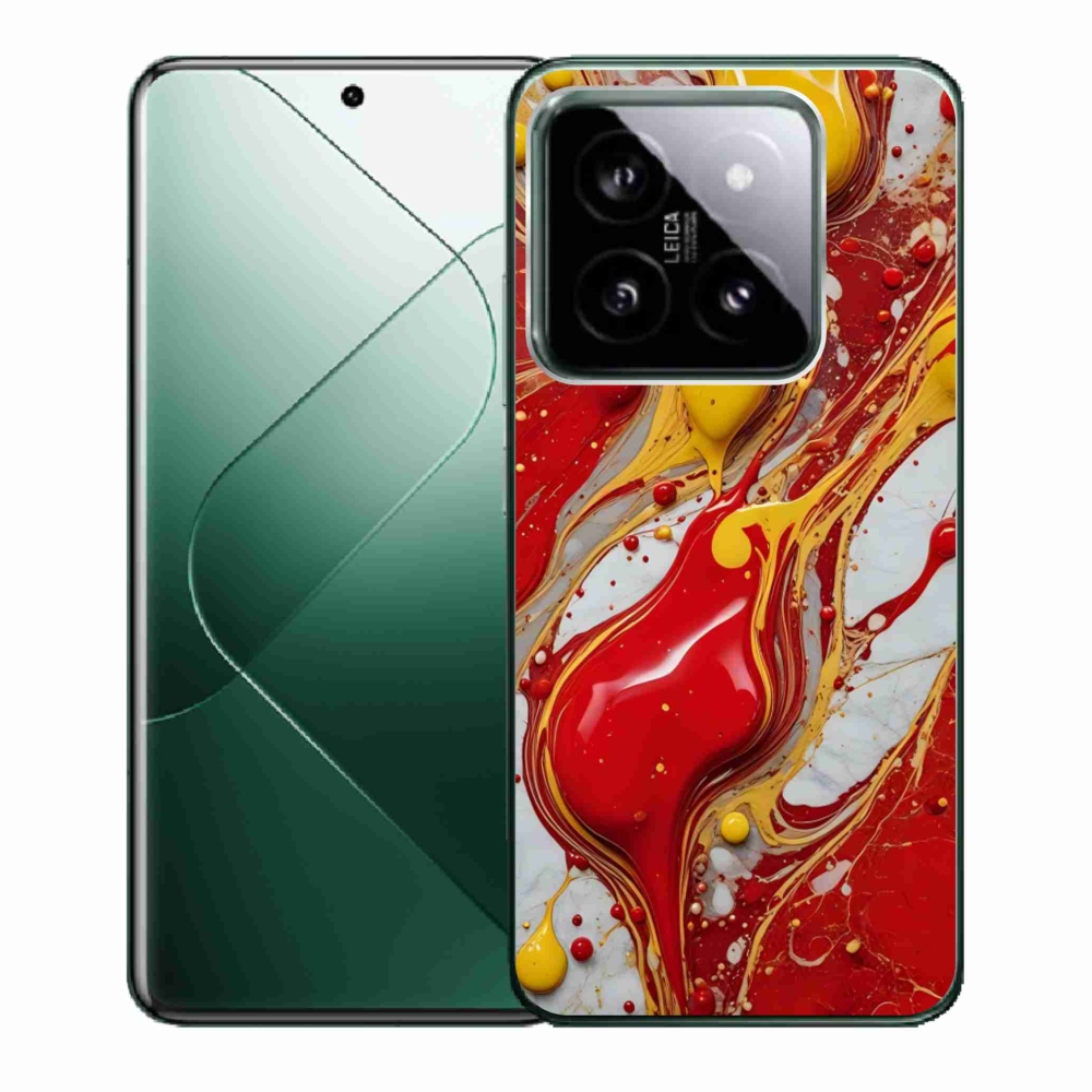 Gelový kryt mmCase na Xiaomi 14 - abstraktní motiv 42