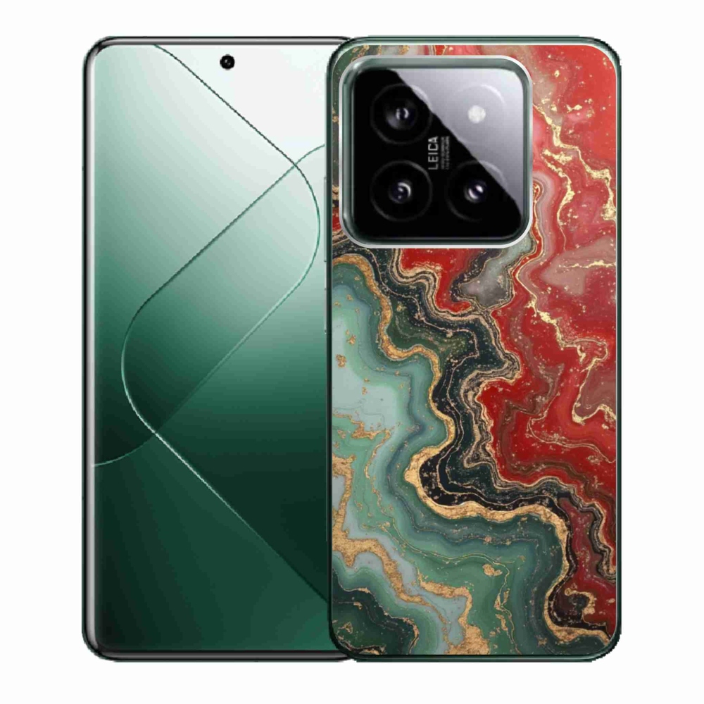 Gelový kryt mmCase na Xiaomi 14 - abstraktní motiv 55