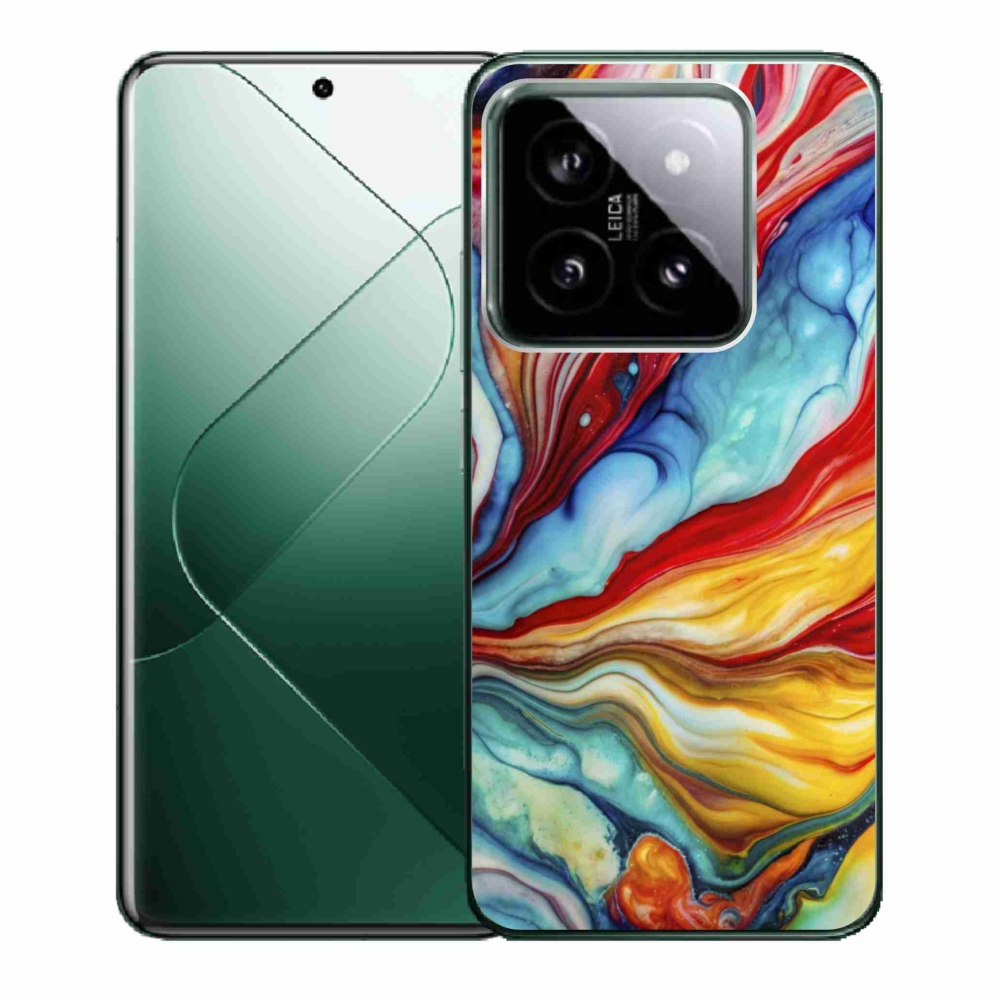 Gelový kryt mmCase na Xiaomi 14 - abstraktní motiv 58