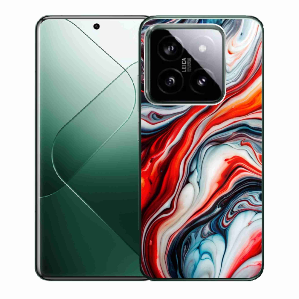 Gelový kryt mmCase na Xiaomi 14 - abstraktní motiv 63