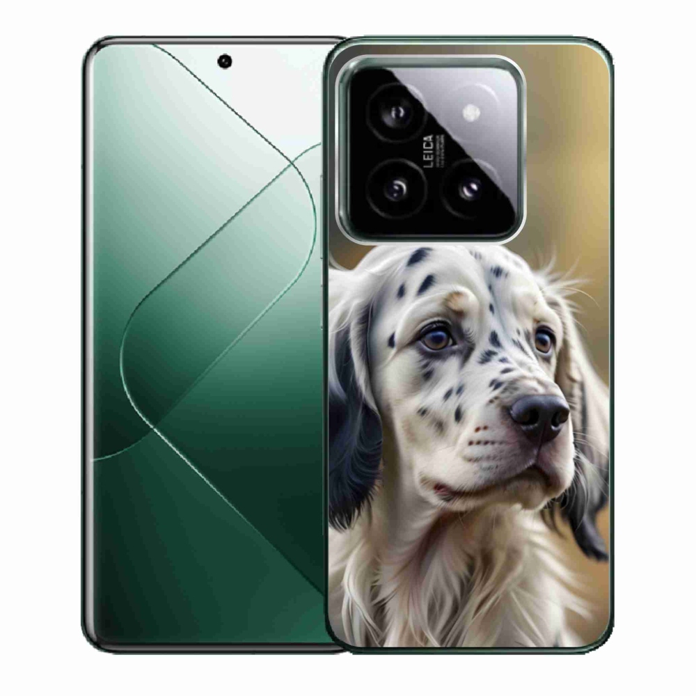 Gelový kryt mmCase na Xiaomi 14 - anglický setr