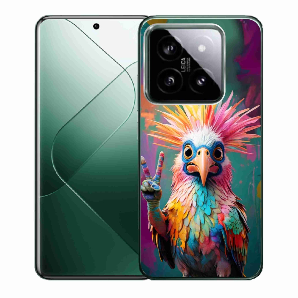 Gelový kryt mmCase na Xiaomi 14 - barevný rebel