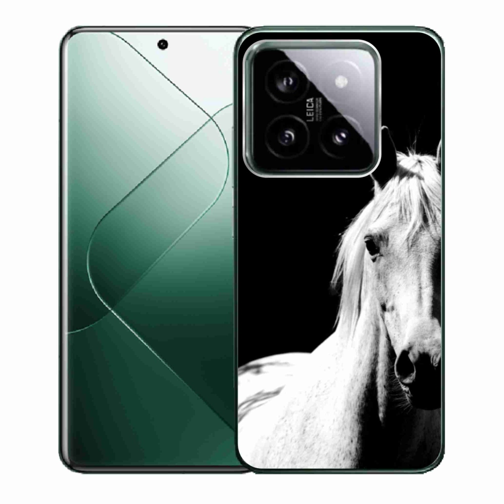 Gelový kryt mmCase na Xiaomi 14 - bílý kůň 5
