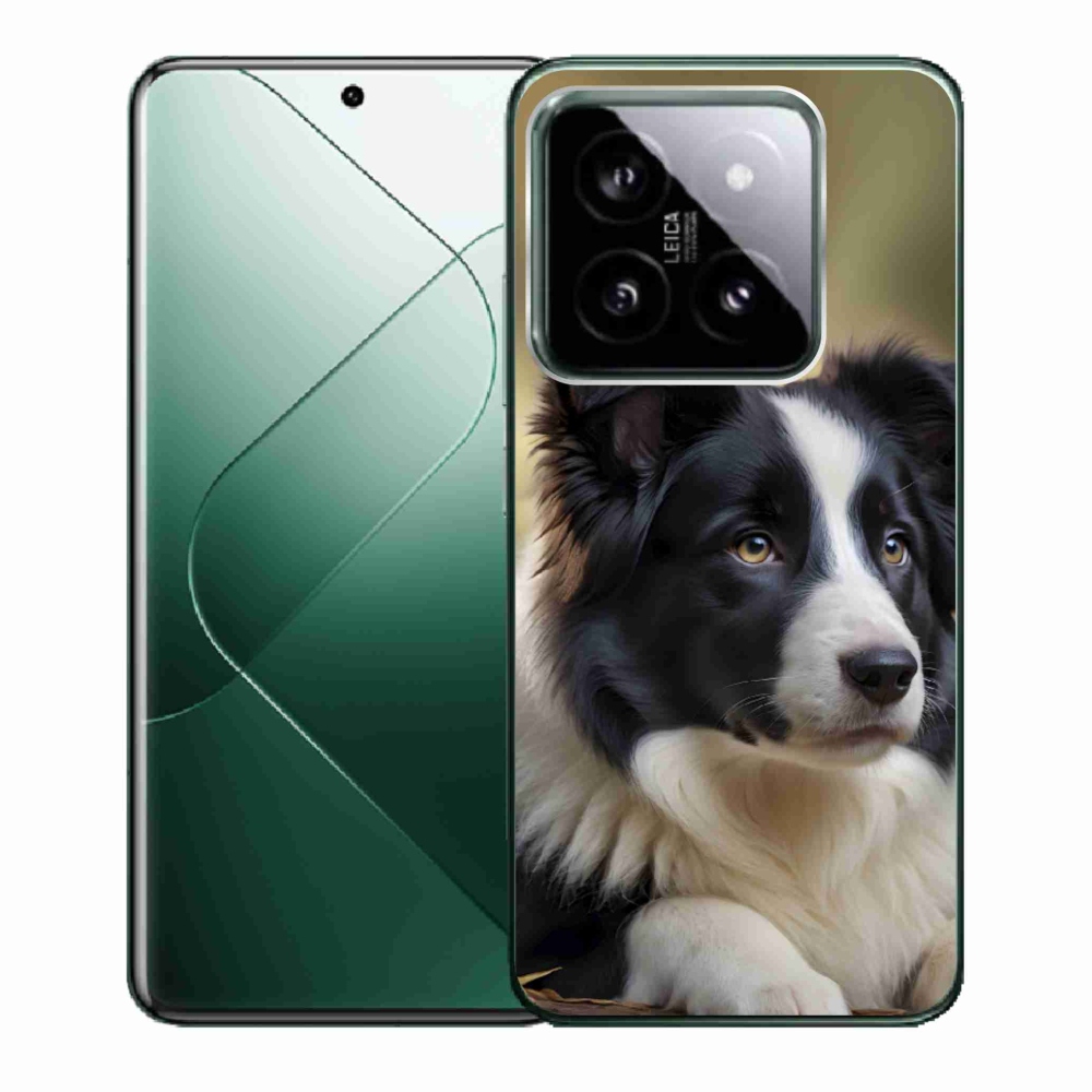 Gelový kryt mmCase na Xiaomi 14 - border kolie 2