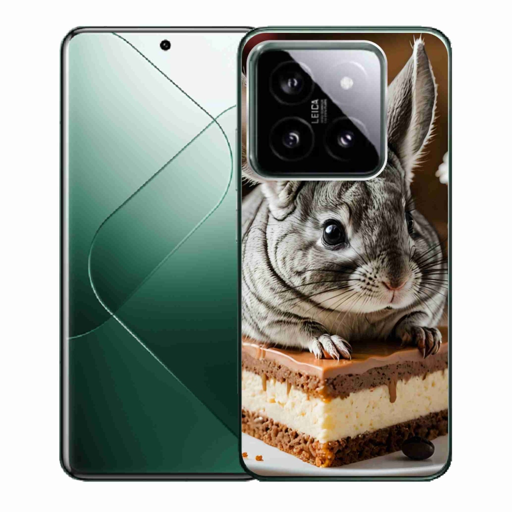 Gelový kryt mmCase na Xiaomi 14 - činčila