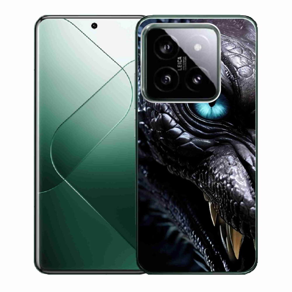 Gelový kryt mmCase na Xiaomi 14 - dračí pohled