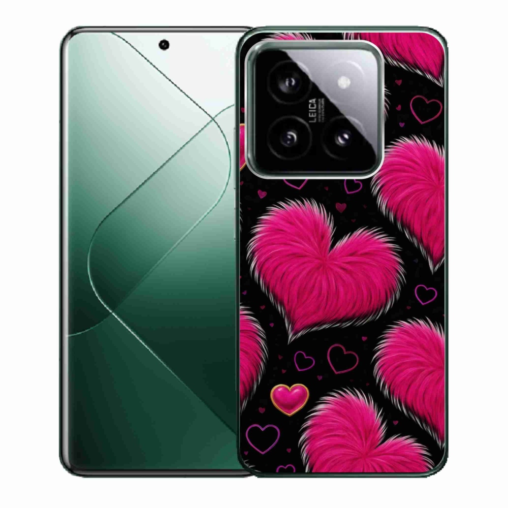 Gelový kryt mmCase na Xiaomi 14 - hebká srdce