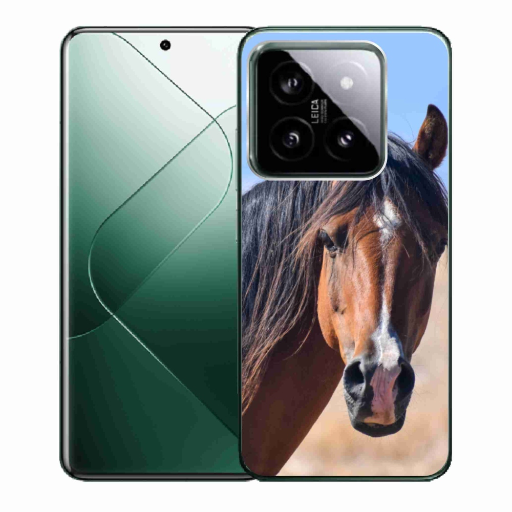 Gelový kryt mmCase na Xiaomi 14 - klidný kůň