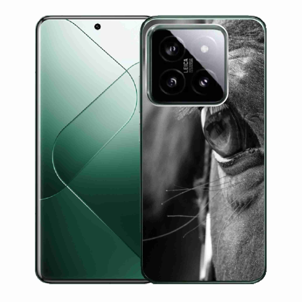 Gelový kryt mmCase na Xiaomi 14 - koňský pohled