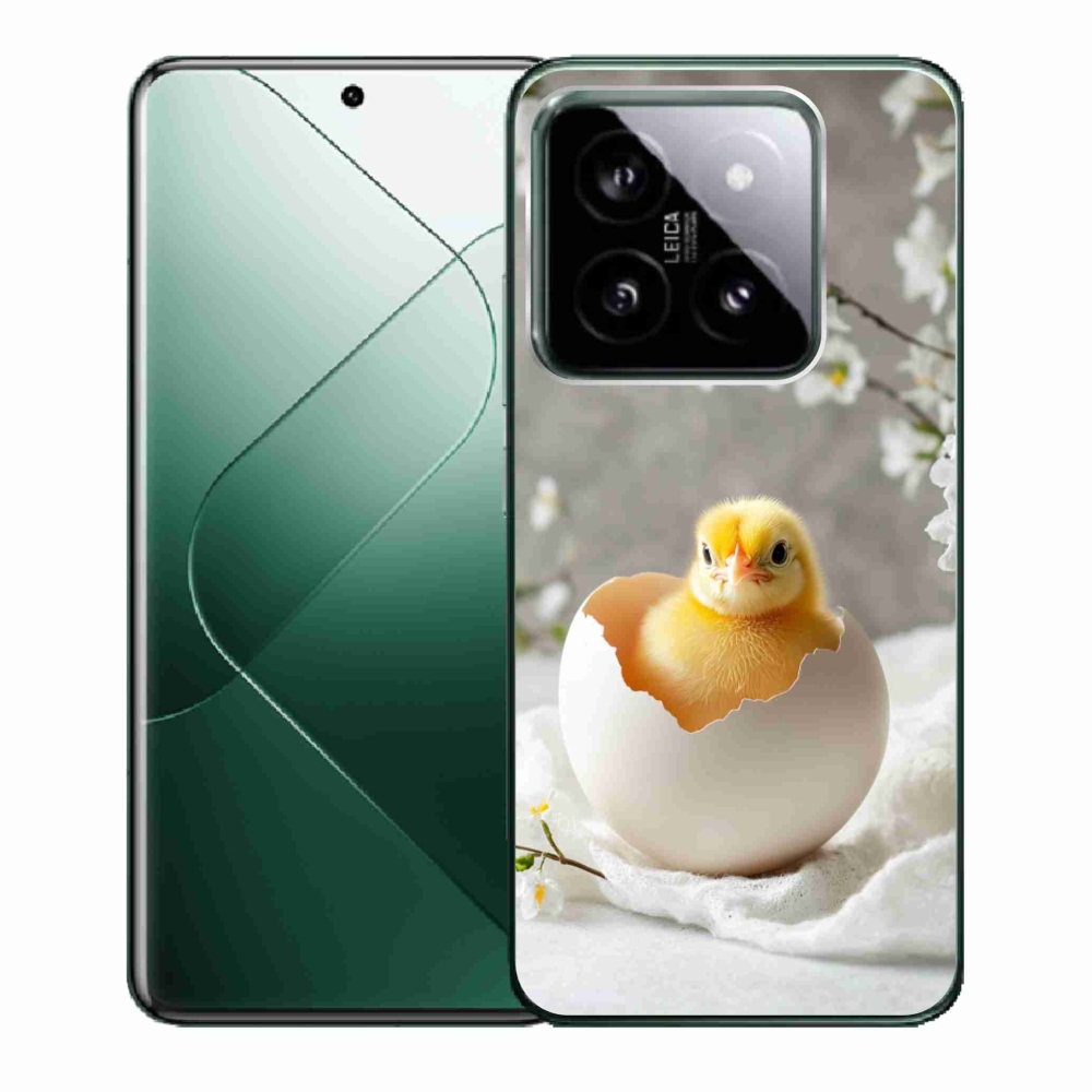 Gelový kryt mmCase na Xiaomi 14 - kuřátko