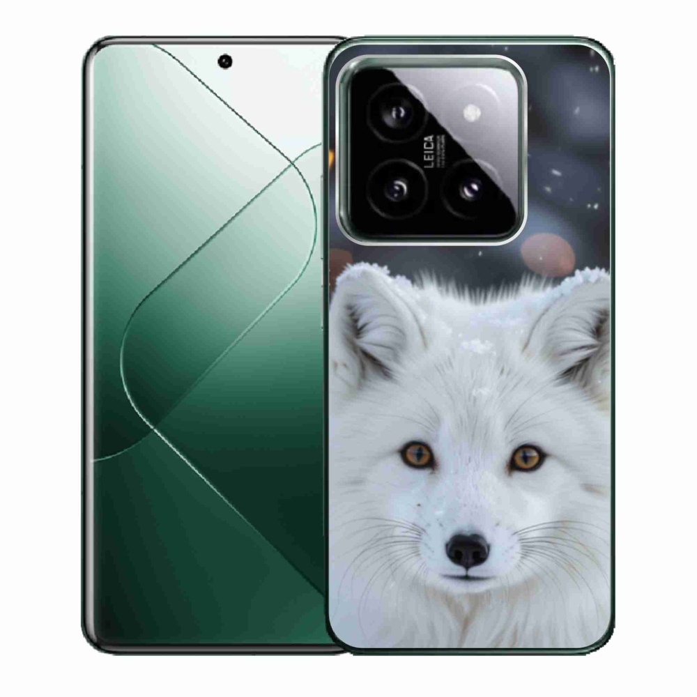 Gelový kryt mmCase na Xiaomi 14 - liška polární