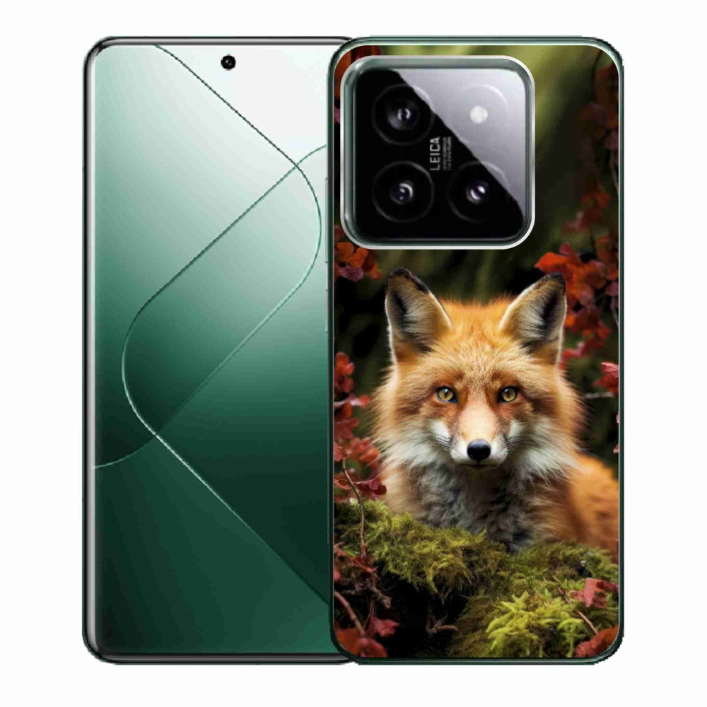 Gelový kryt mmCase na Xiaomi 14 - liška v lese