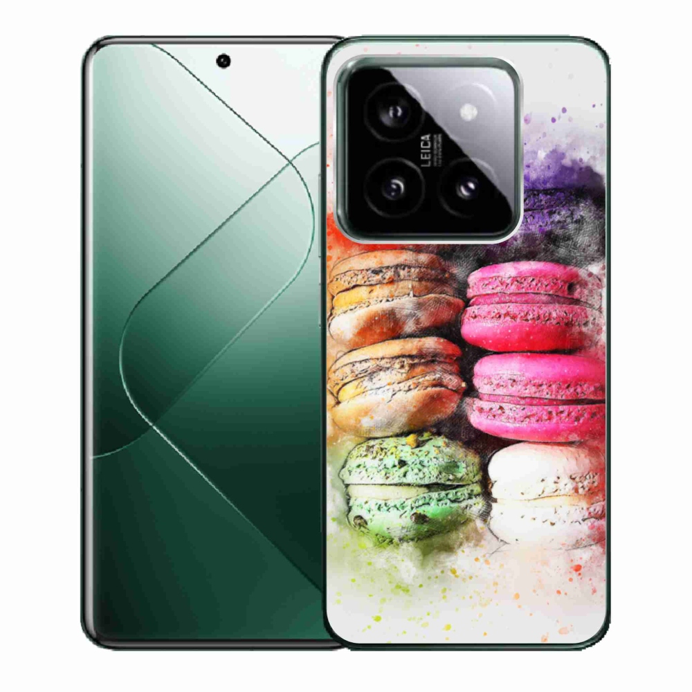 Gelový kryt mmCase na Xiaomi 14 - makrónky