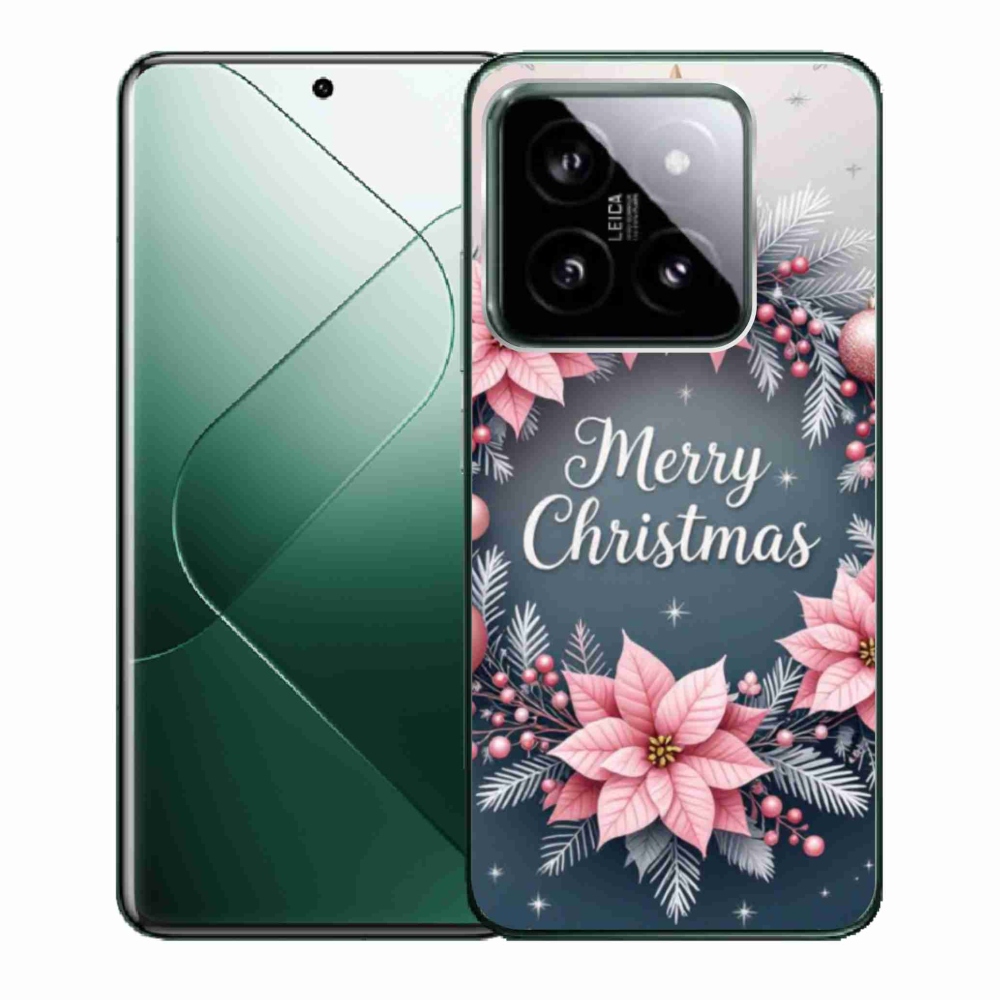 Gelový kryt mmCase na Xiaomi 14 - merry christmas