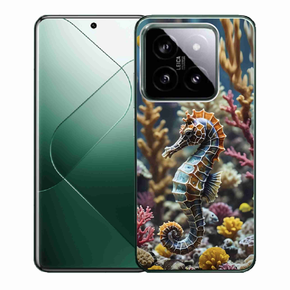 Gelový kryt mmCase na Xiaomi 14 - mořský koník 2