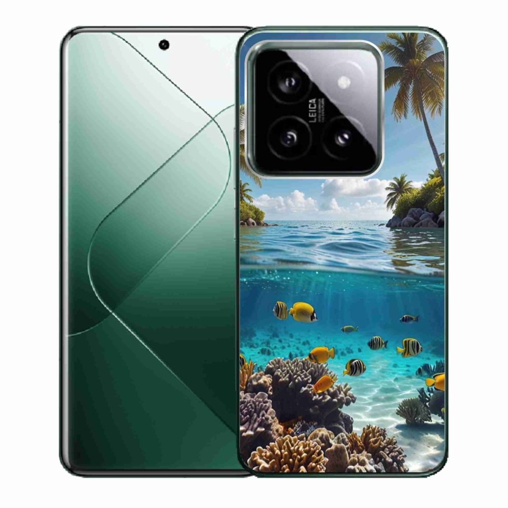 Gelový kryt mmCase na Xiaomi 14 - mořský svět 4