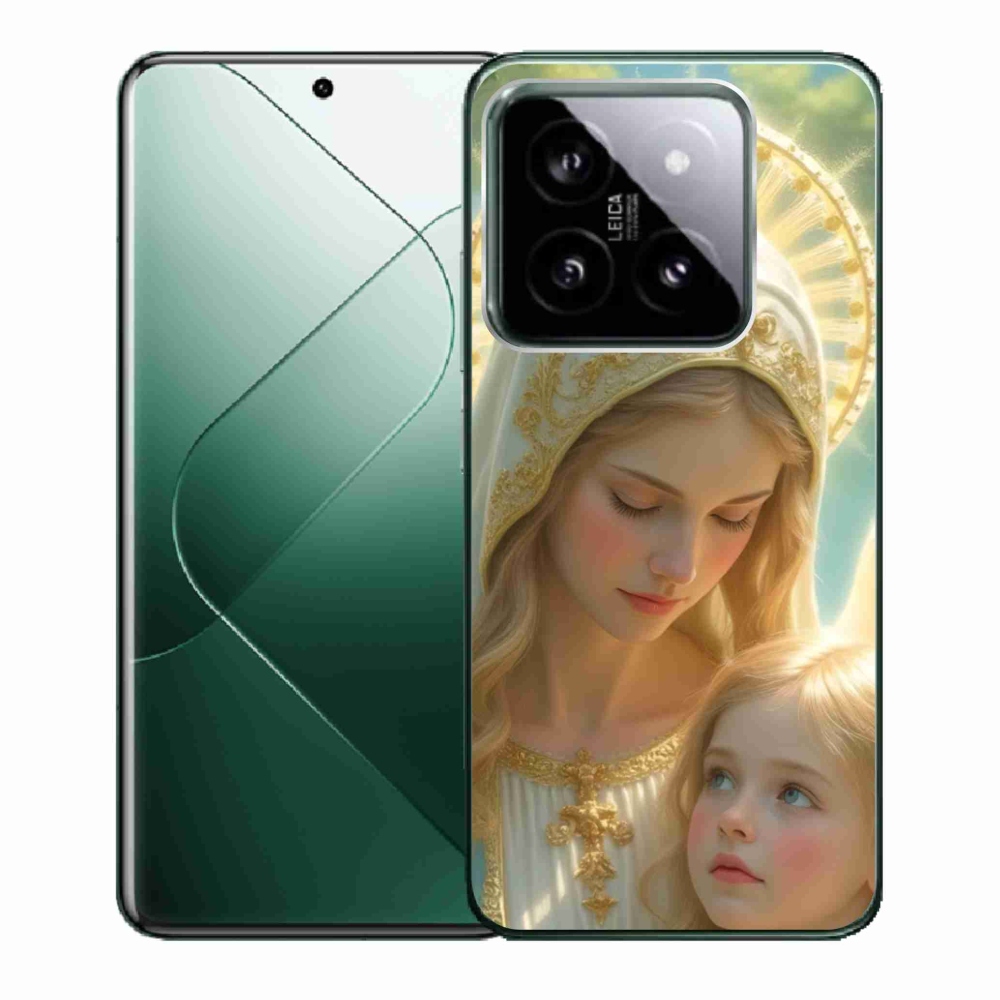 Gelový kryt mmCase na Xiaomi 14 - náboženský motiv 2