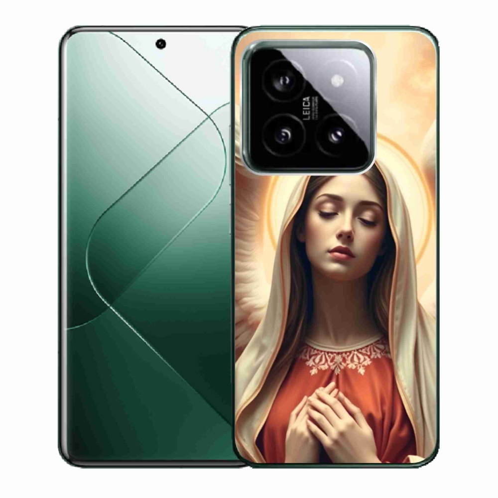 Gelový kryt mmCase na Xiaomi 14 - náboženský motiv