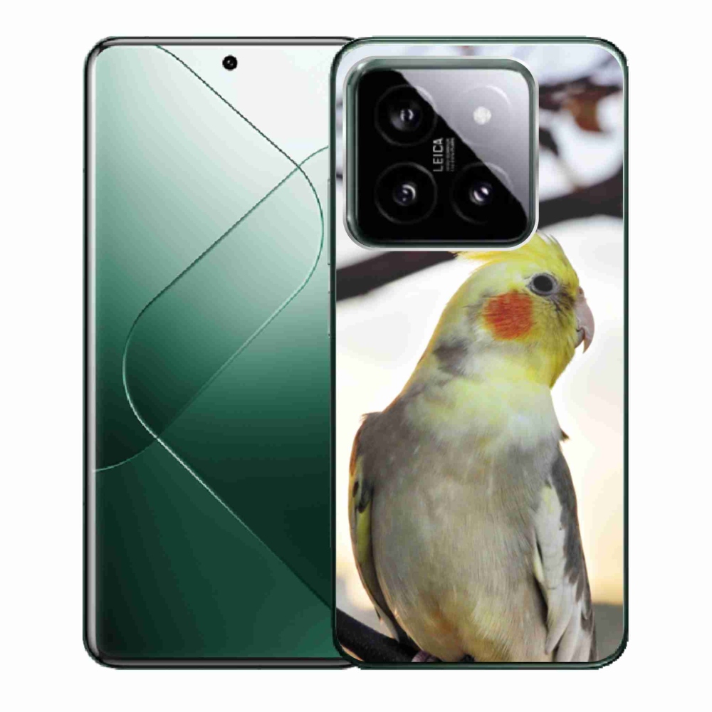 Gelový kryt mmCase na Xiaomi 14 - papoušek korela