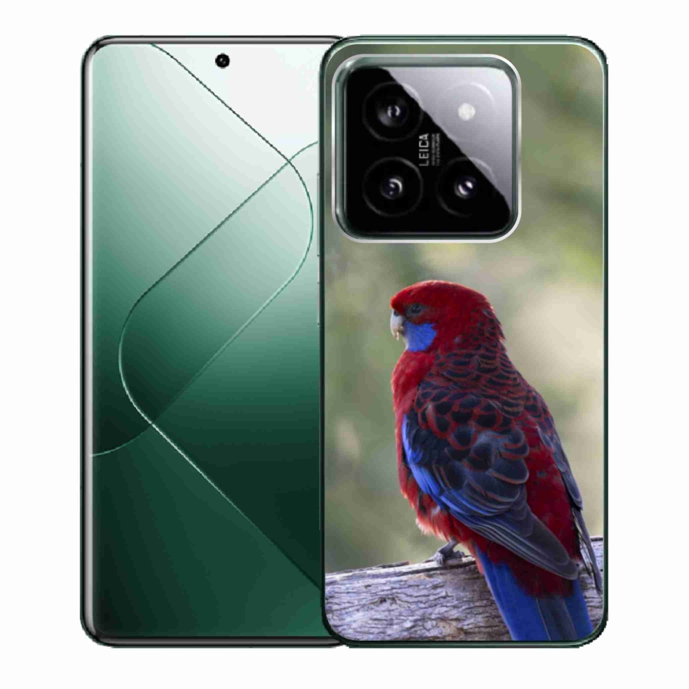 Gelový kryt mmCase na Xiaomi 14 - papoušek rosela