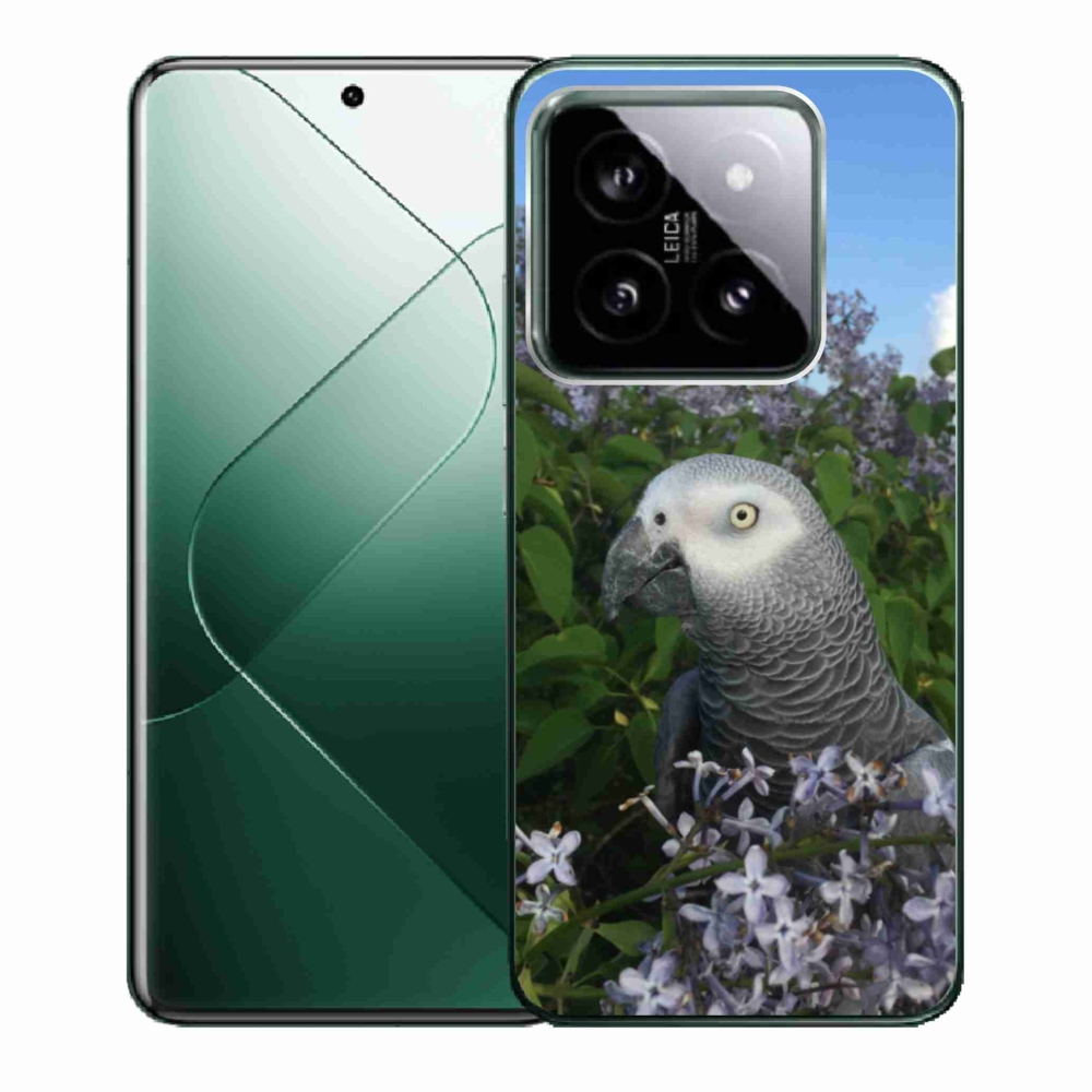 Gelový kryt mmCase na Xiaomi 14 - papoušek žako