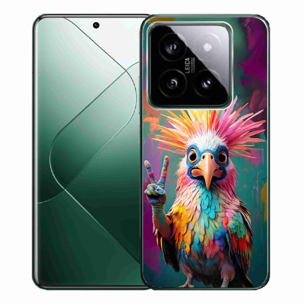 Gelový kryt mmCase na Xiaomi 14 Pro - barevný rebel