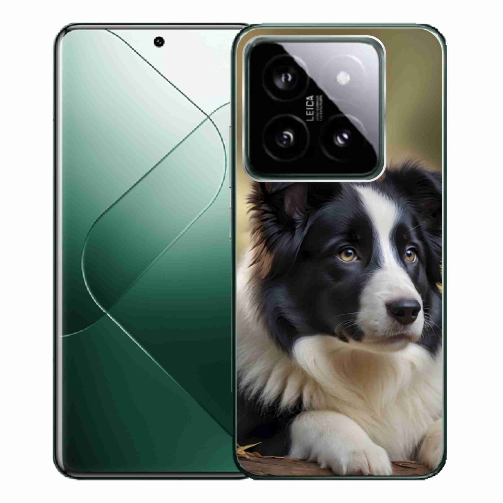 Gelový kryt mmCase na Xiaomi 14 Pro - border kolie 2
