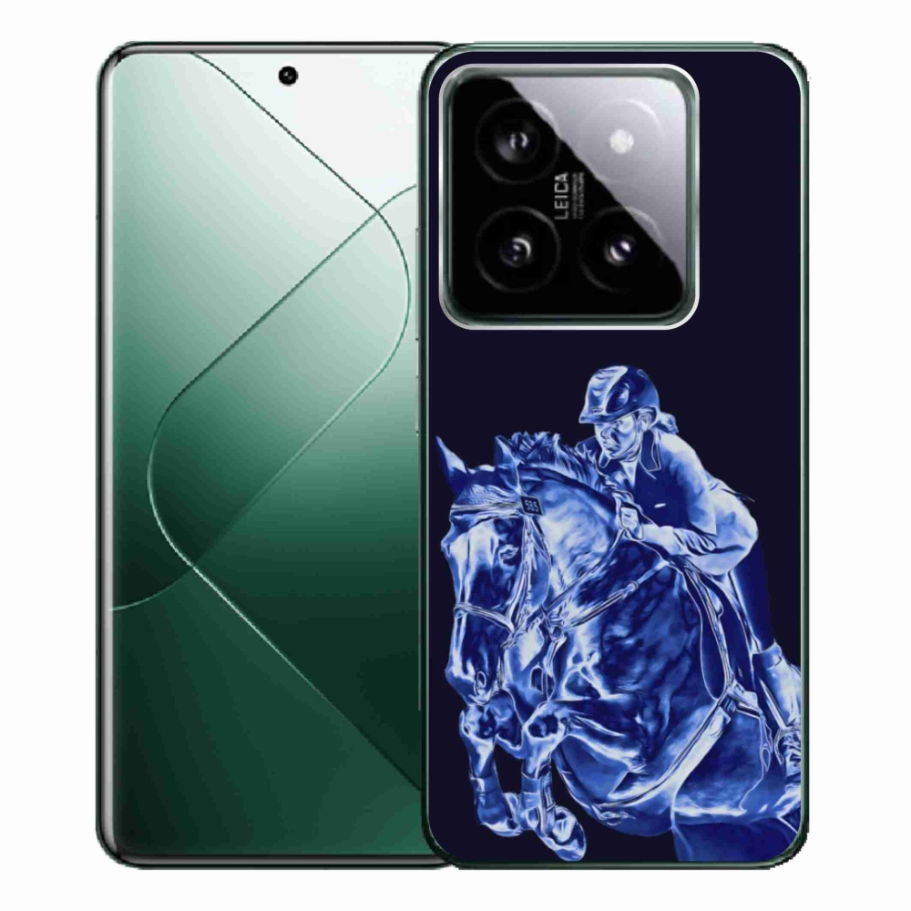 Gelový kryt mmCase na Xiaomi 14 Pro - dostihový kůň