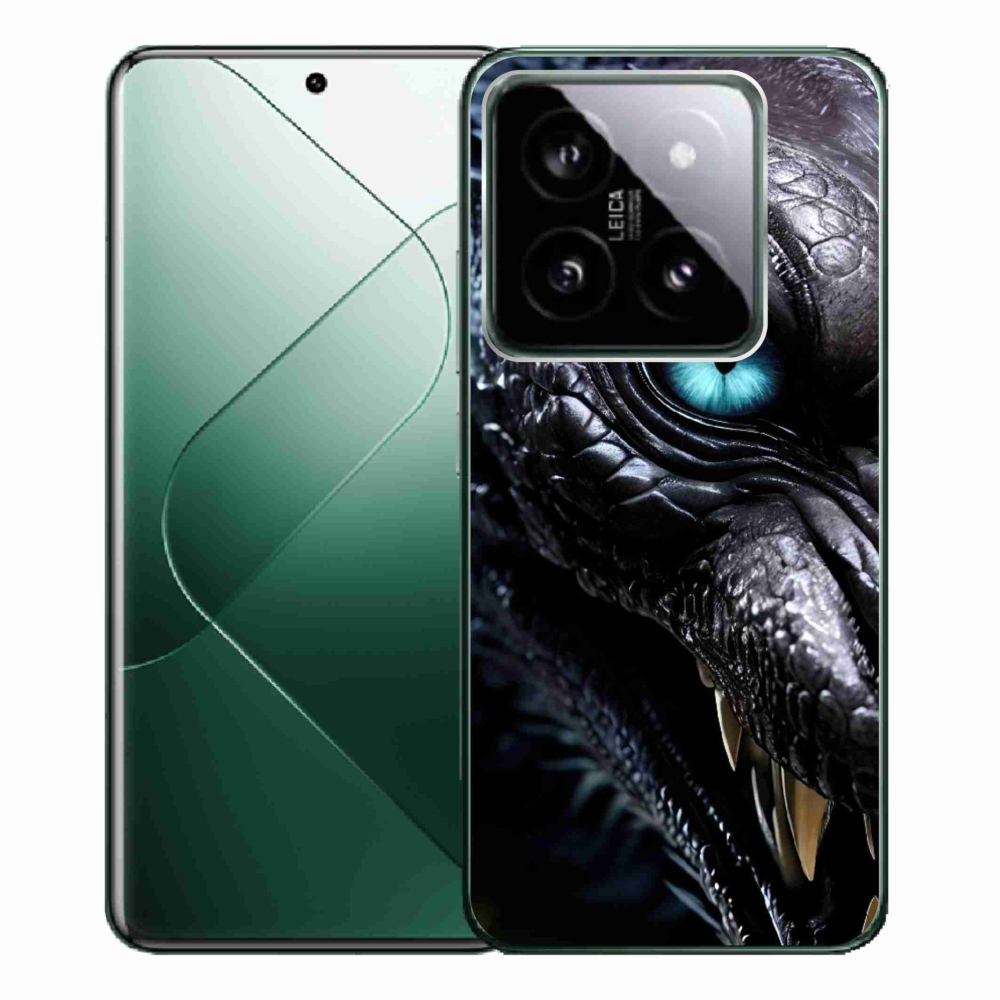Gelový kryt mmCase na Xiaomi 14 Pro - dračí pohled