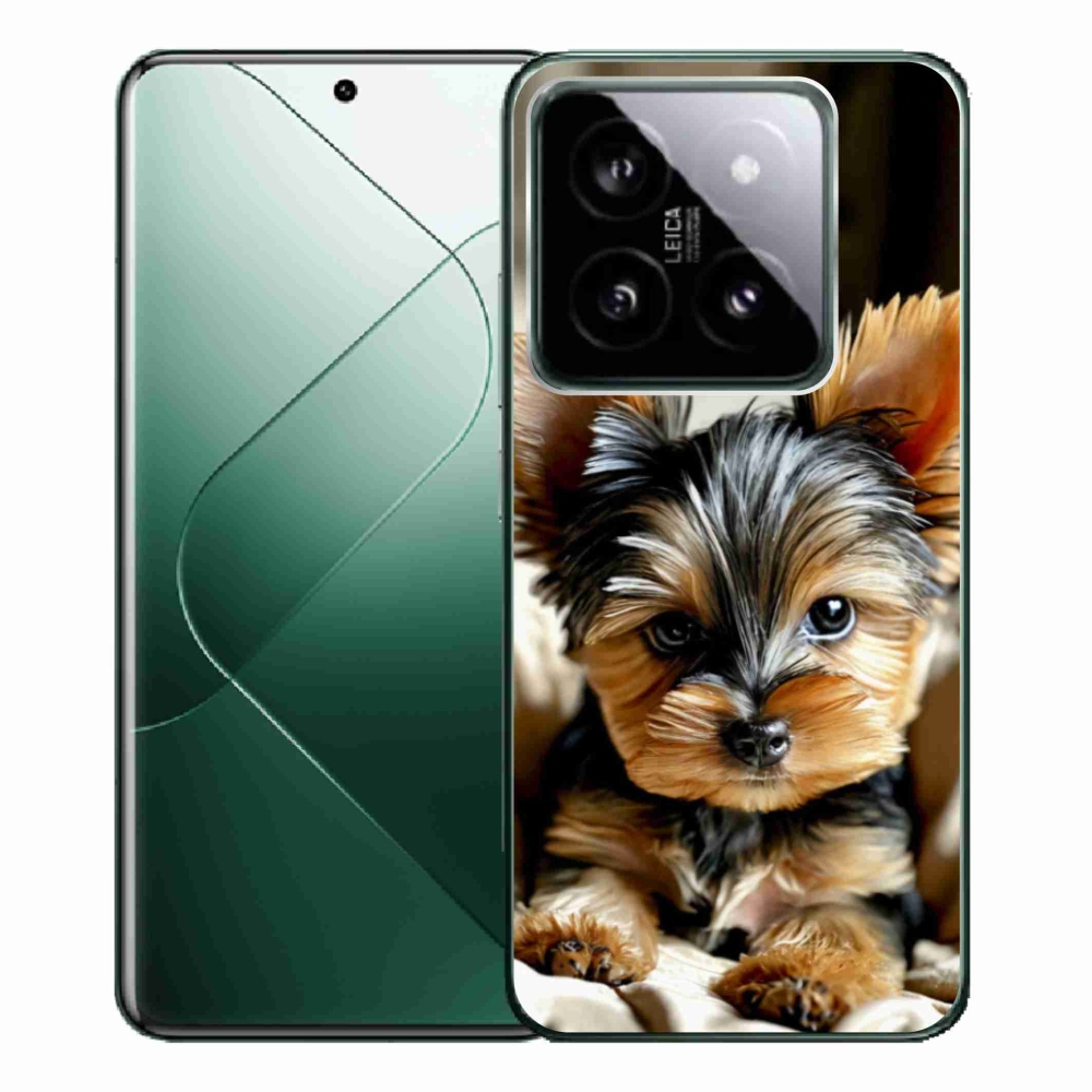 Gelový kryt mmCase na Xiaomi 14 Pro - jorkšír 11