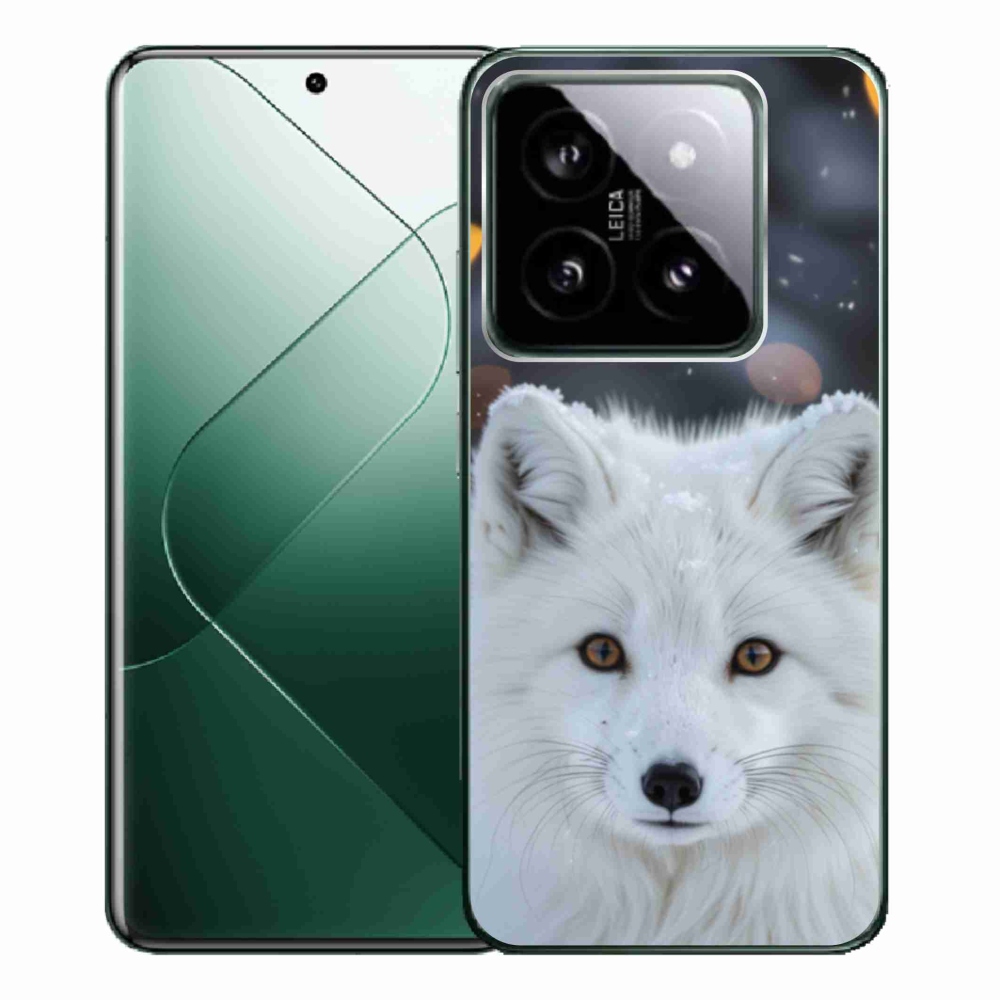 Gelový kryt mmCase na Xiaomi 14 Pro - liška polární