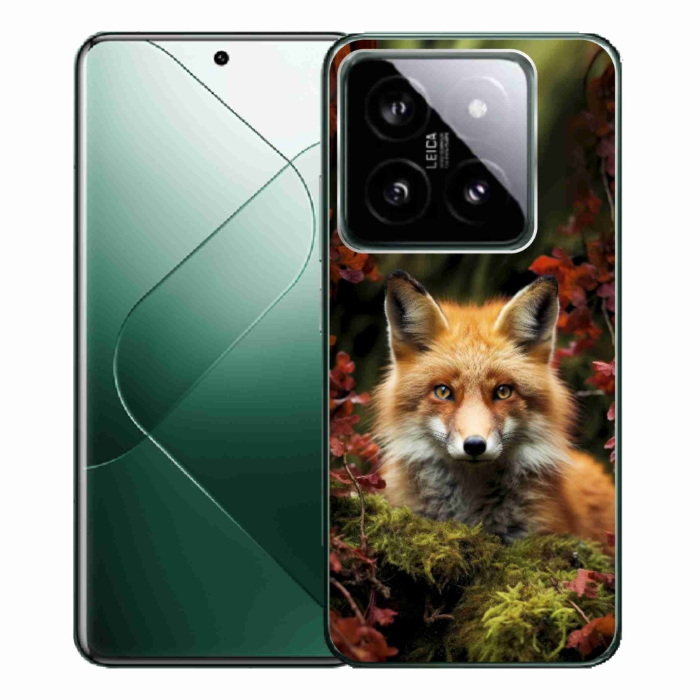 Gelový kryt mmCase na Xiaomi 14 Pro - liška v lese