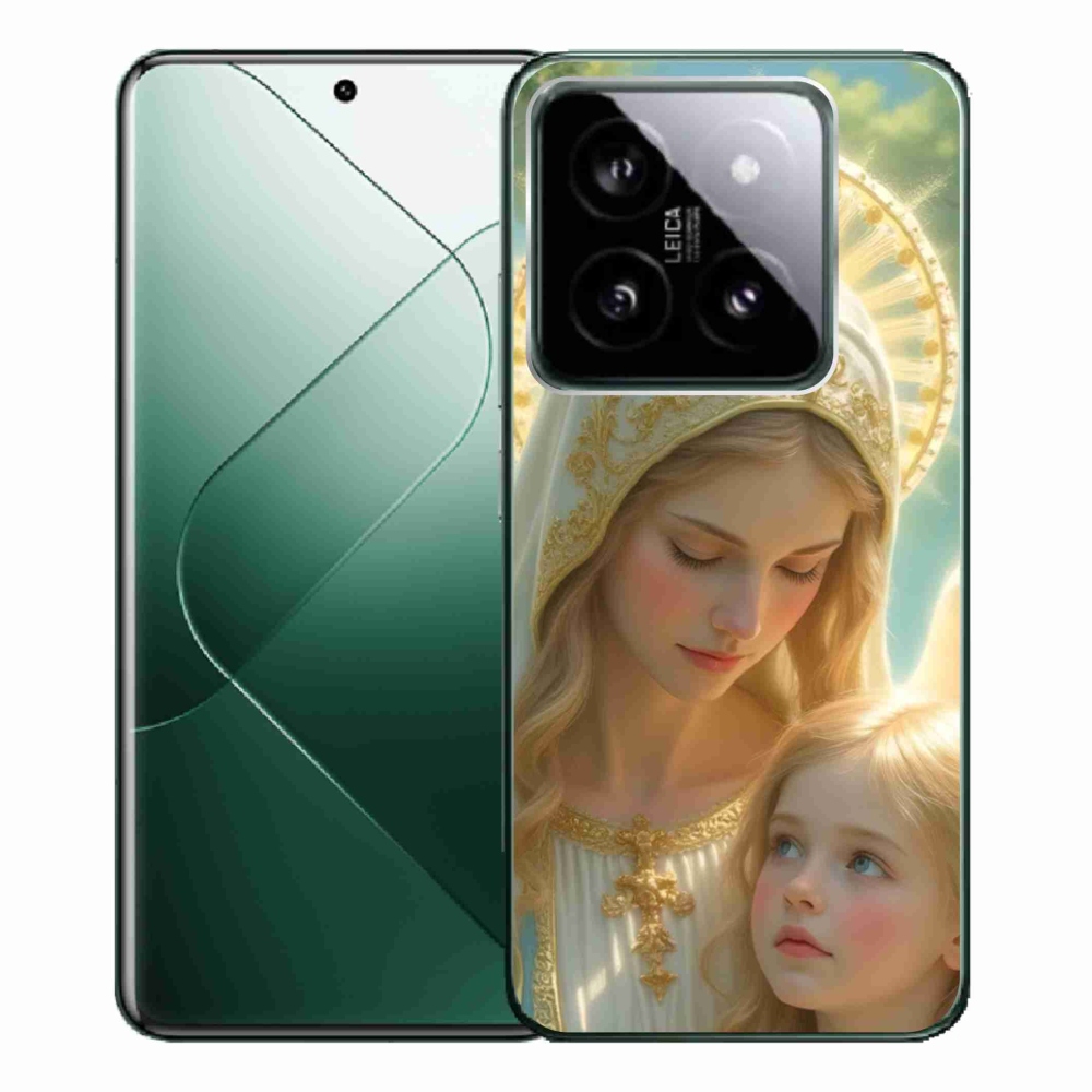 Gelový kryt mmCase na Xiaomi 14 Pro - náboženský motiv 2