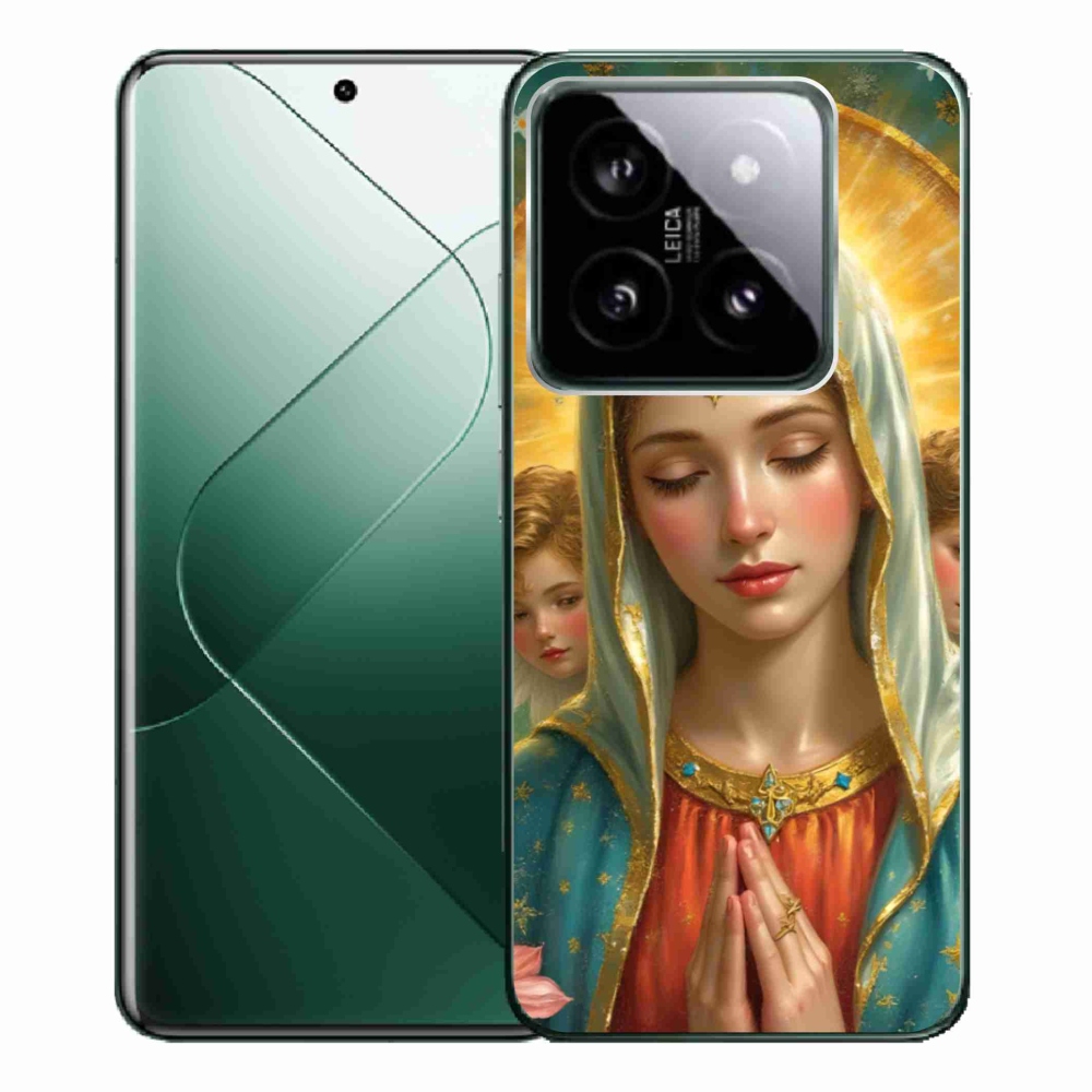 Gelový kryt mmCase na Xiaomi 14 Pro - náboženský motiv 3