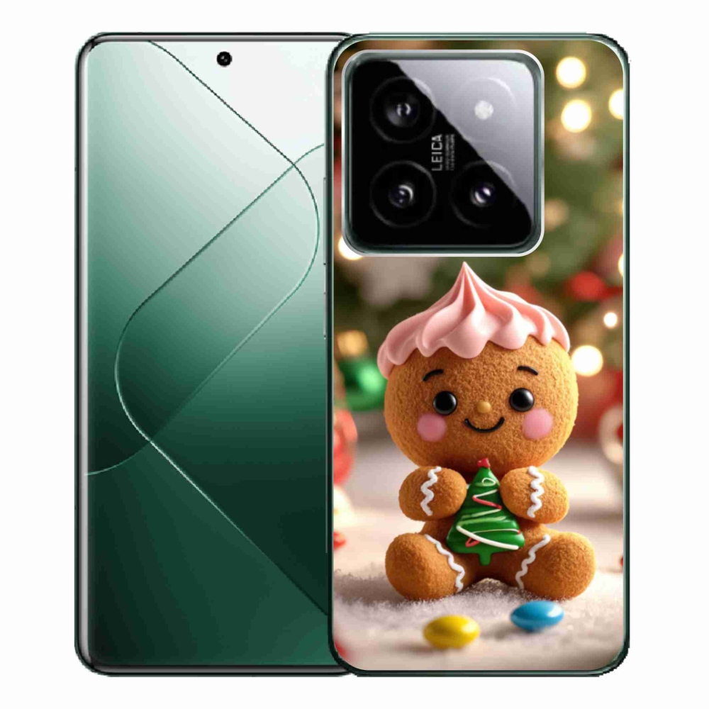 Gelový kryt mmCase na Xiaomi 14 Pro - perníček