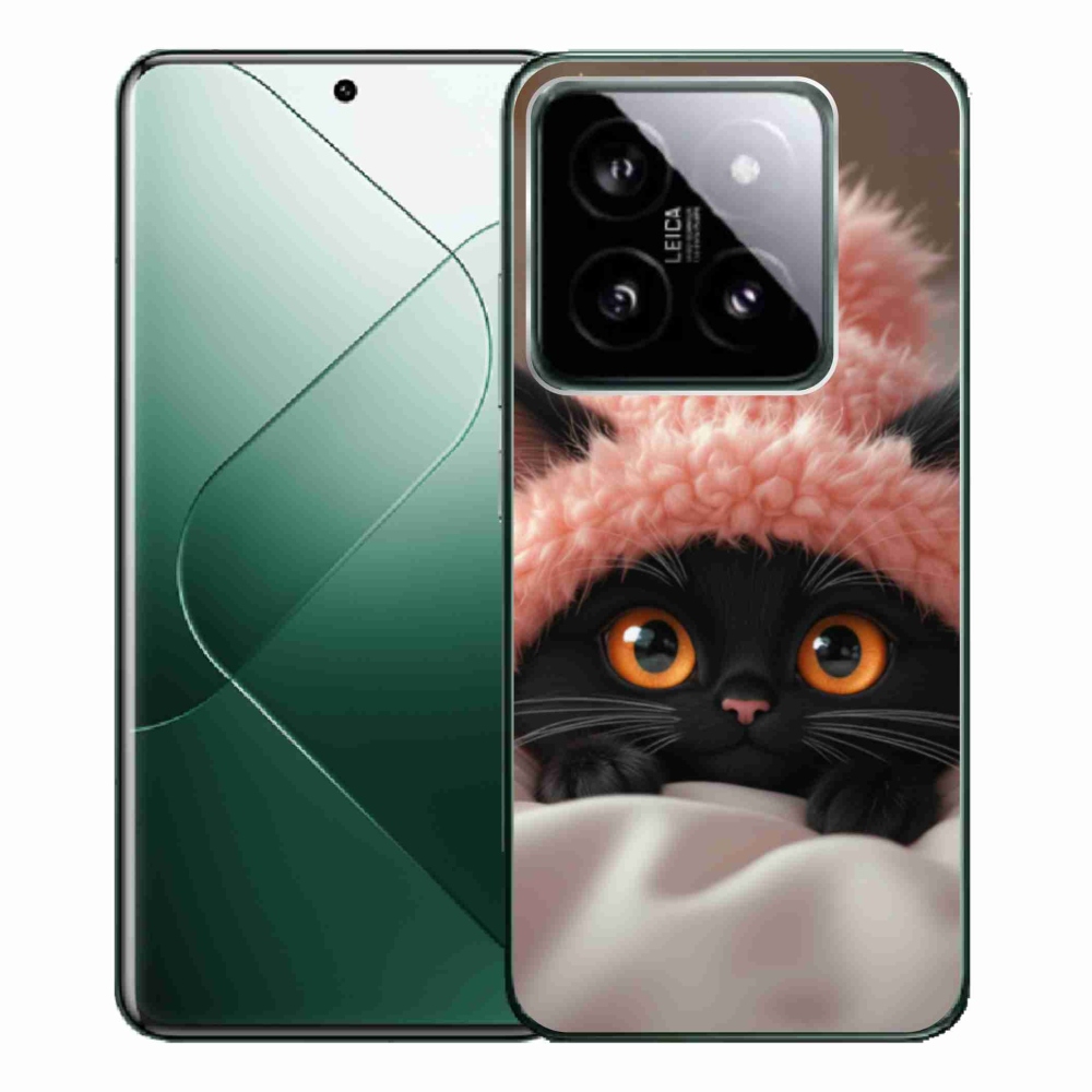 Gelový kryt mmCase na Xiaomi 14 Pro - roztomilé kotě 7