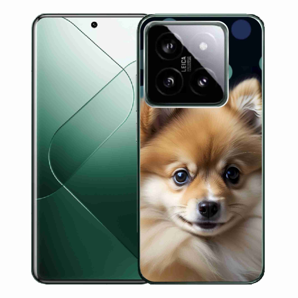 Gelový kryt mmCase na Xiaomi 14 Pro - roztomilý pomeranian