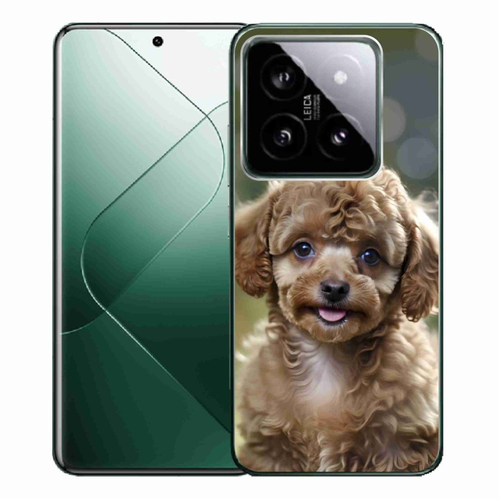 Gelový kryt mmCase na Xiaomi 14 Pro - roztomilý pudl