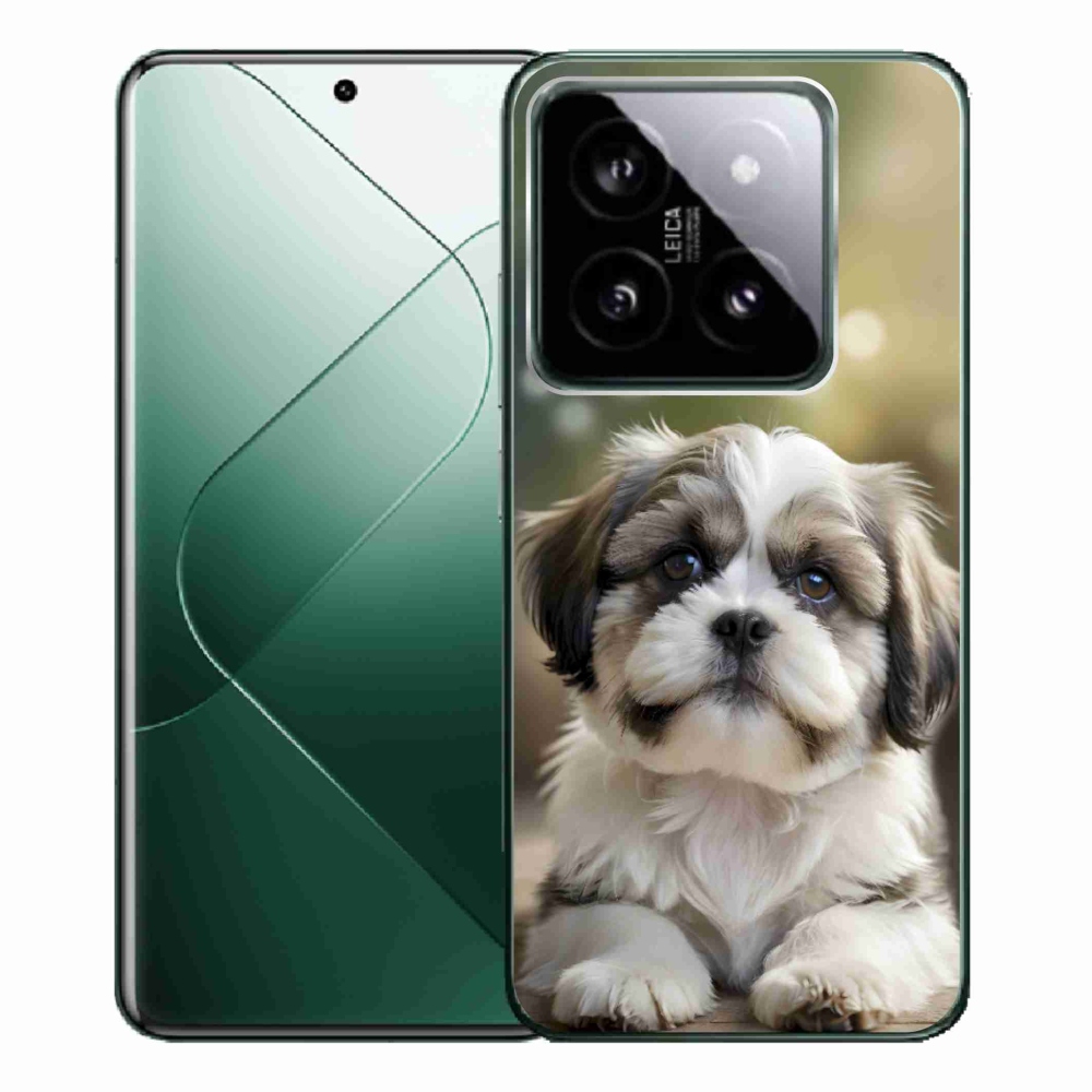 Gelový kryt mmCase na Xiaomi 14 Pro - roztomilý shih-tzu