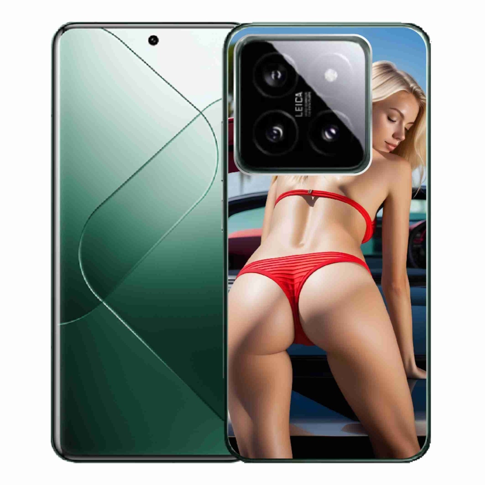 Gelový kryt mmCase na Xiaomi 14 Pro - sexy žena 2