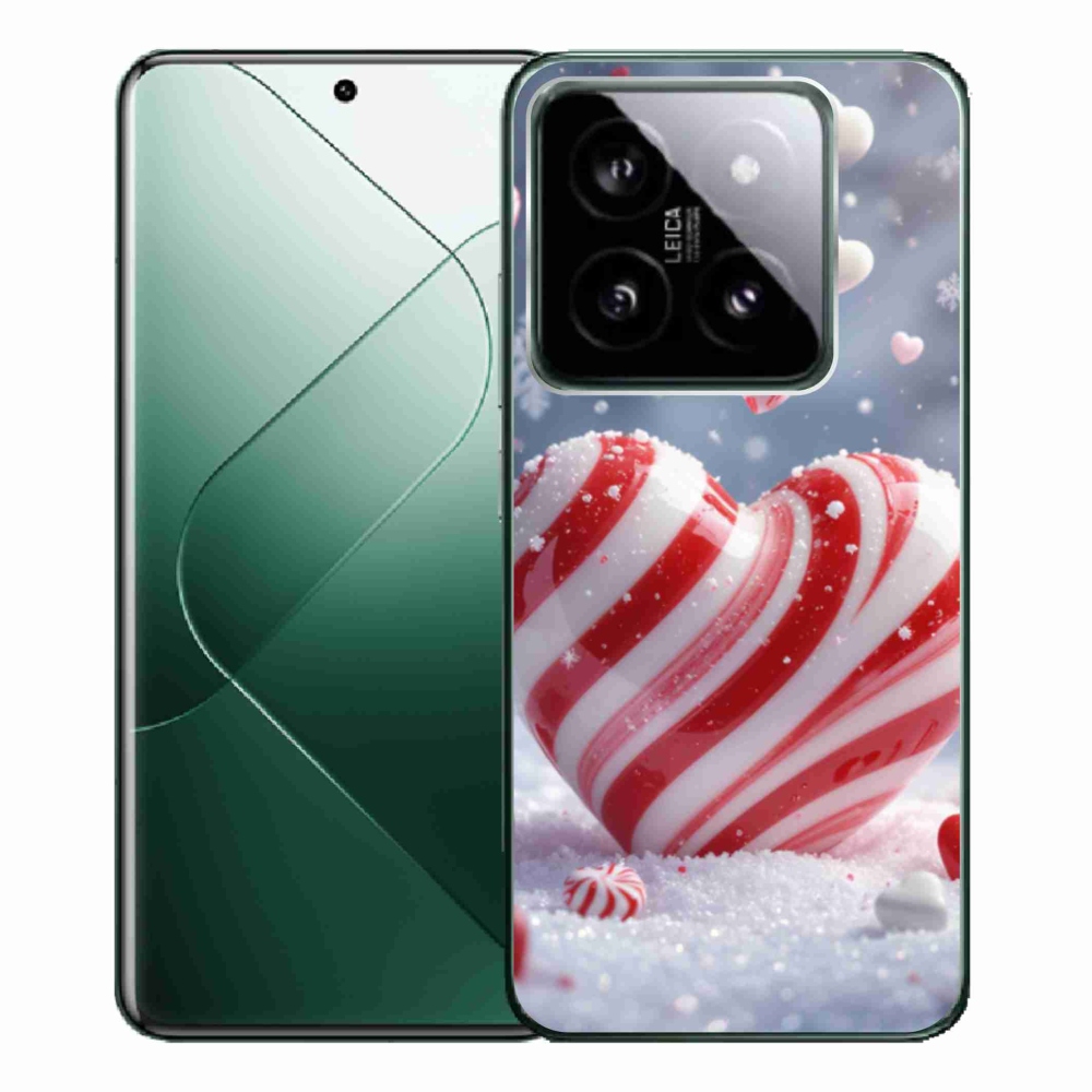 Gelový kryt mmCase na Xiaomi 14 Pro - sladké srdce