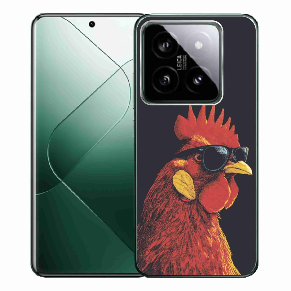 Gelový kryt mmCase na Xiaomi 14 Pro - stylový kohout