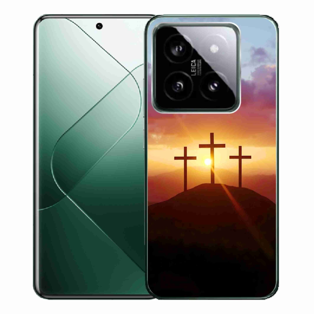 Gelový kryt mmCase na Xiaomi 14 Pro - tři kříže