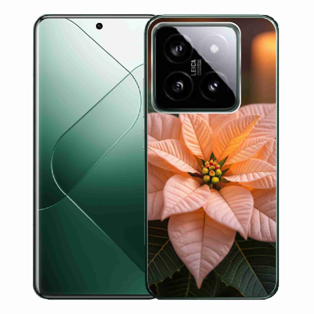 Gelový kryt mmCase na Xiaomi 14 Pro - vánoční hvězda