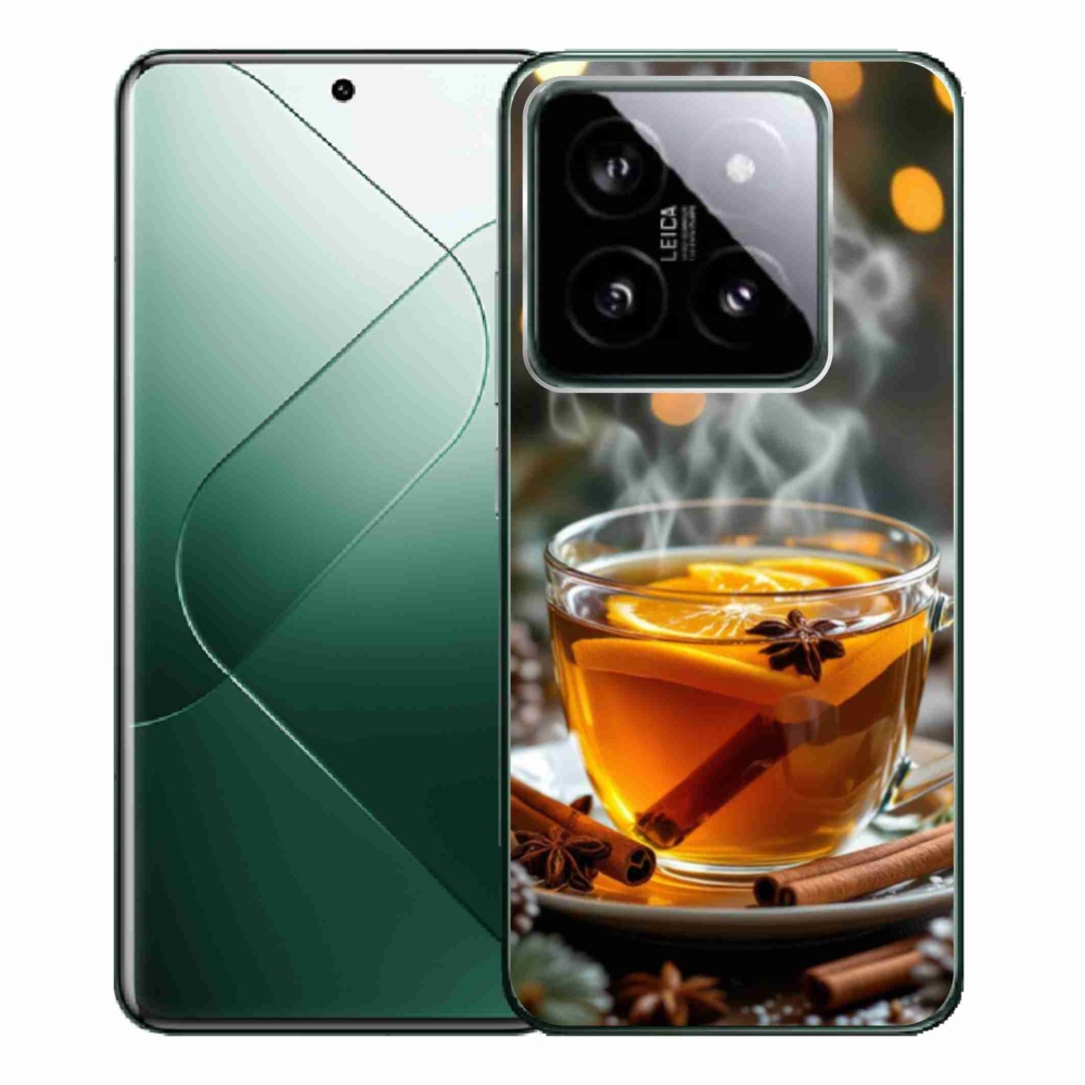 Gelový kryt mmCase na Xiaomi 14 Pro - vánoční punč