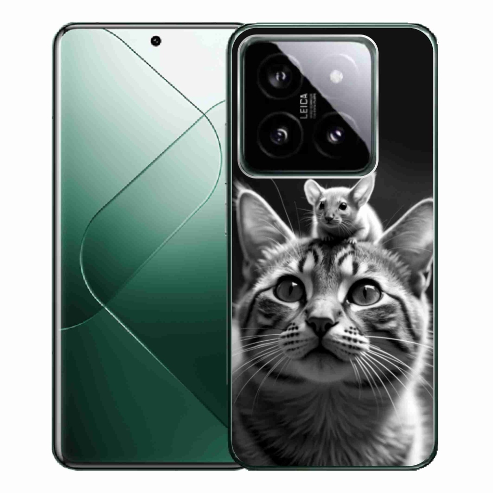 Gelový kryt mmCase na Xiaomi 14 Pro - zvířecí přátelství 2