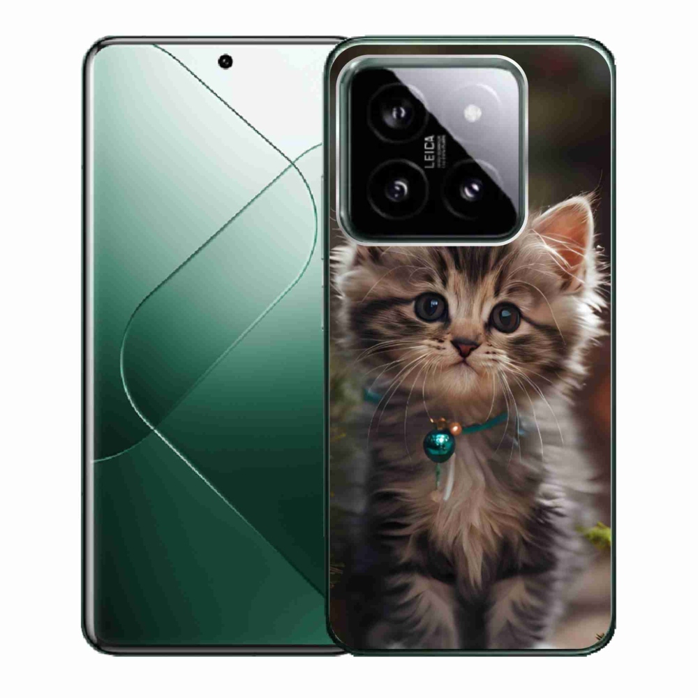 Gelový kryt mmCase na Xiaomi 14 - roztomilé kotě 11