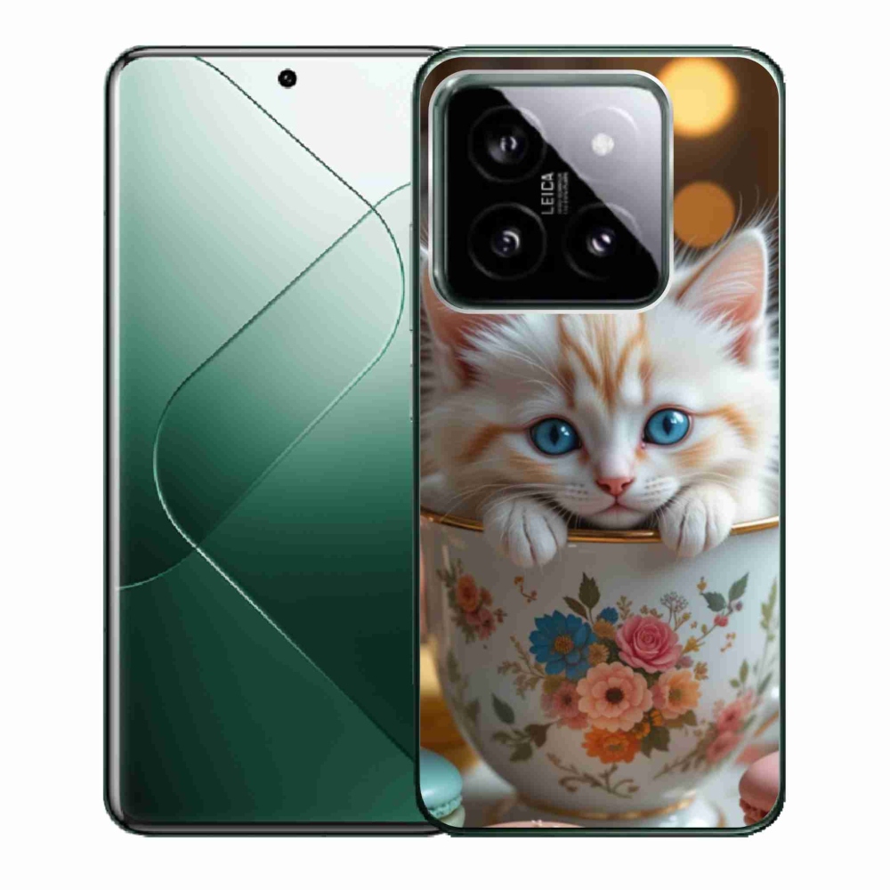 Gelový kryt mmCase na Xiaomi 14 - roztomilé kotě 6