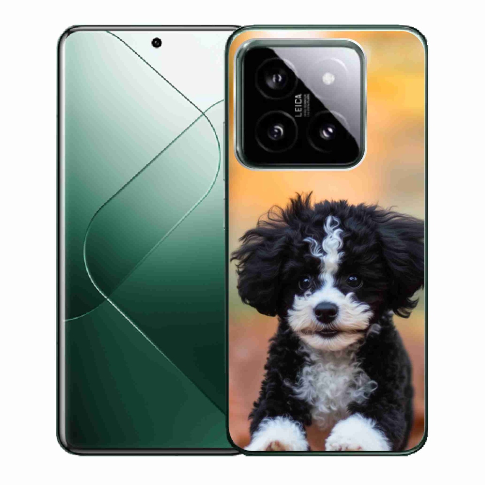Gelový kryt mmCase na Xiaomi 14 - roztomilé štěně 2