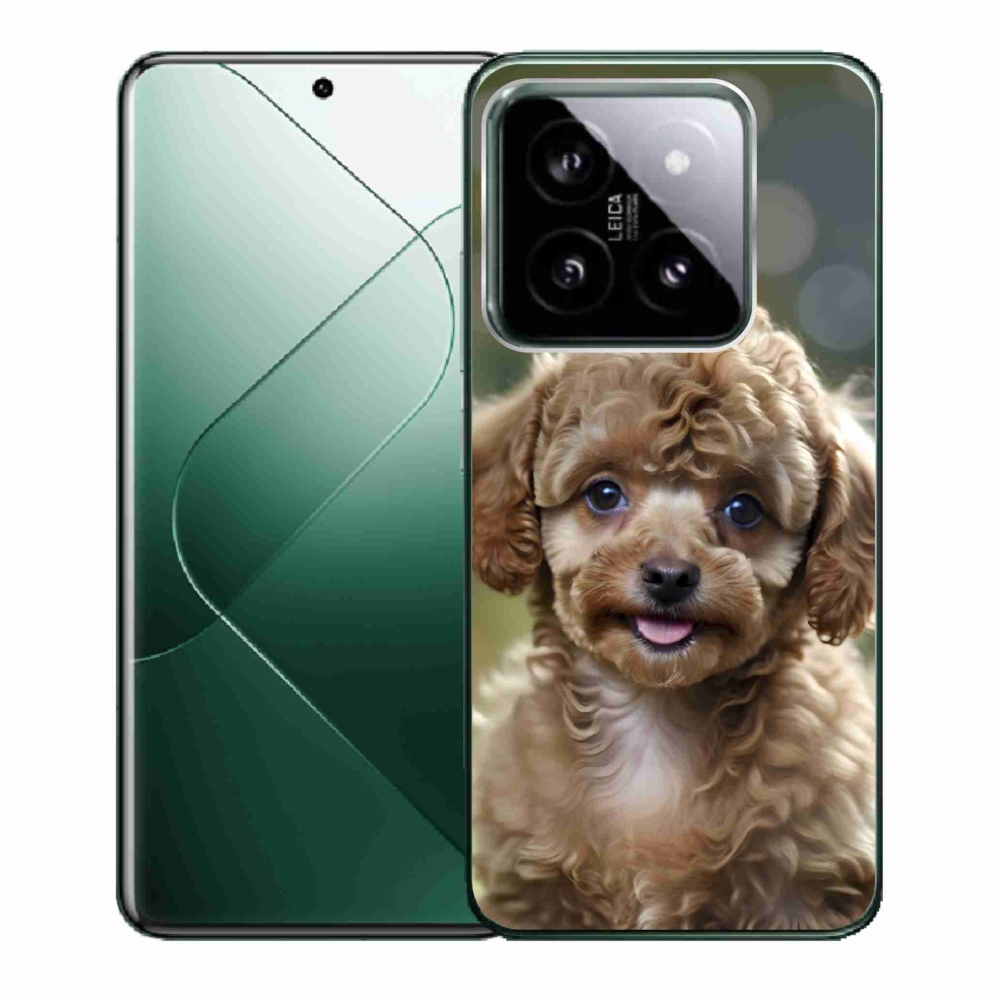 Gelový kryt mmCase na Xiaomi 14 - roztomilý pudl